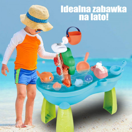 WOOPIE vandens stalas 2in1 smėlio dėžės krioklys 10 vnt. WOOPIE vandens stalas 2in1 smėlio dėžės krioklys 10 vnt.