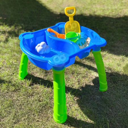 WOOPIE vandens stalas 2in1 smėlio dėžė 9 akc. WOOPIE vandens stalas 2in1 smėlio dėžė 9 akc.