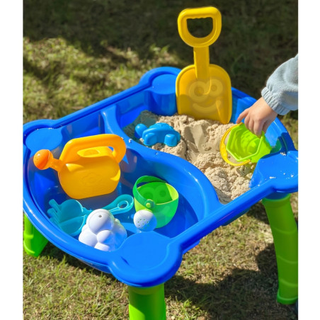 WOOPIE vandens stalas 2in1 smėlio dėžė 9 akc. WOOPIE vandens stalas 2in1 smėlio dėžė 9 akc.