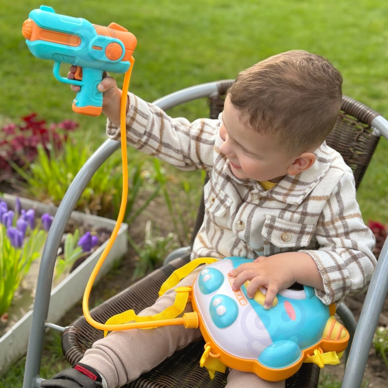 WOOPIE UFO MONSTER Vandens pistoletas su kuprine - Talpa 2.1 l