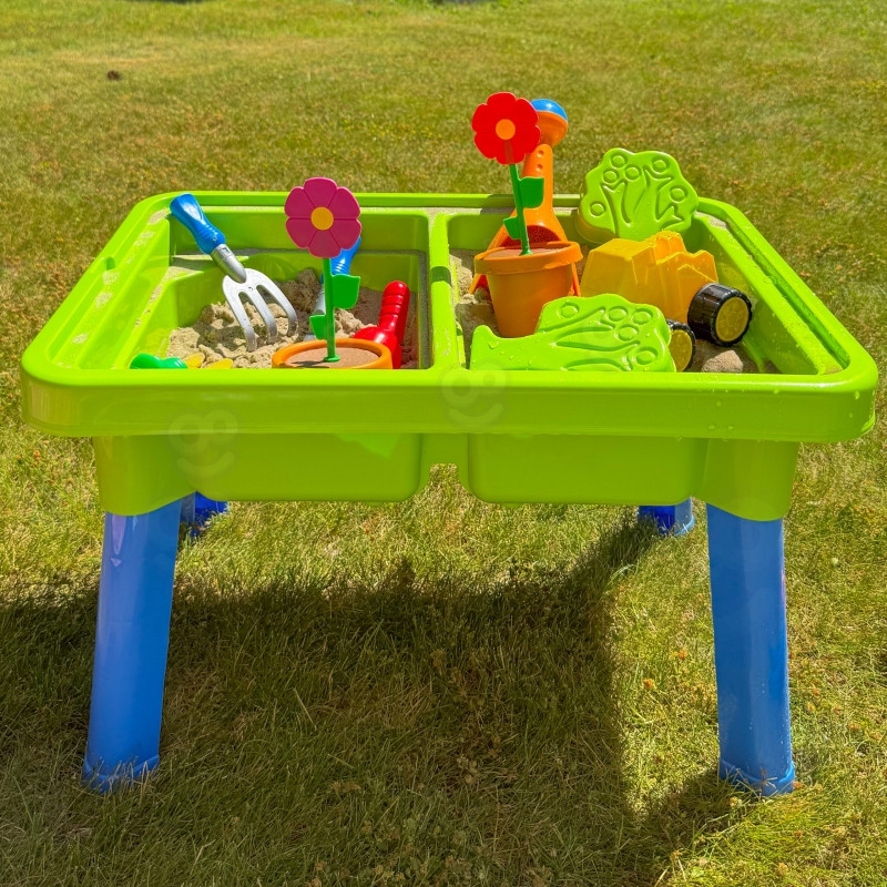 WOOPIE vandens stalas 2in1 smėlio dėžė 13 Akc.