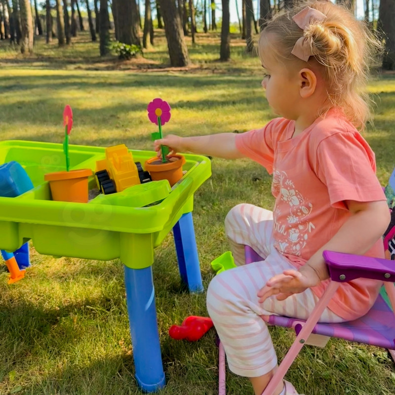 WOOPIE vandens stalas 2in1 smėlio dėžė 13 Akc.