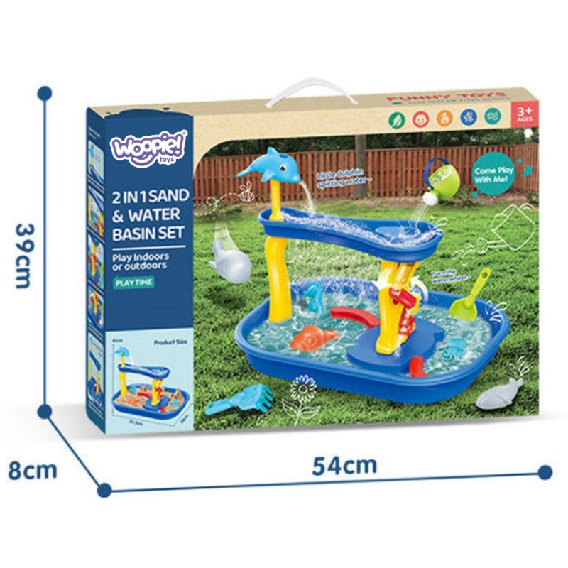 WOOPIE Stolik Wodny Wodospad Delfinek 11el.