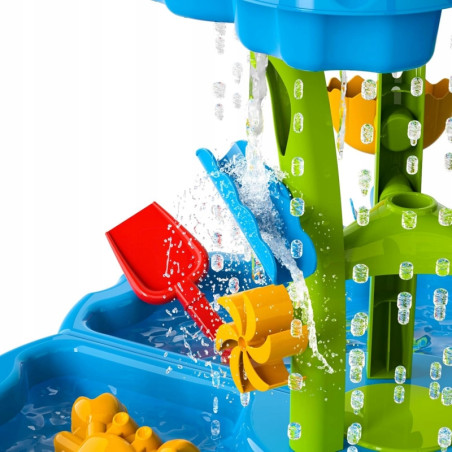 Водный столик WOOPIE 2 в 1, песочница, фонтан XXL, аквапарк с дельфином