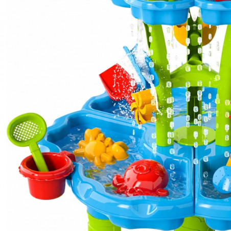 Водный столик WOOPIE 2 в 1, песочница, фонтан XXL, аквапарк с дельфином
