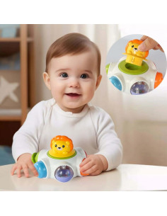 WOOPIE BABY Space Activity Rocket - Edukacinis sensorinis kubas 18m+ 2
