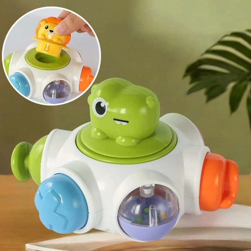 WOOPIE BABY Space Activity Rocket - Edukacinis sensorinis kubas 18m+