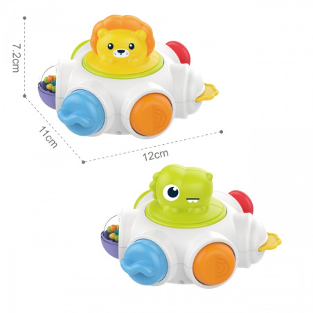 WOOPIE BABY Space Activity Rocket - Edukacinis sensorinis kubas 18m+ WOOPIE BABY Space Activity Rocket - Edukacinis sensorinis kubas 18m+