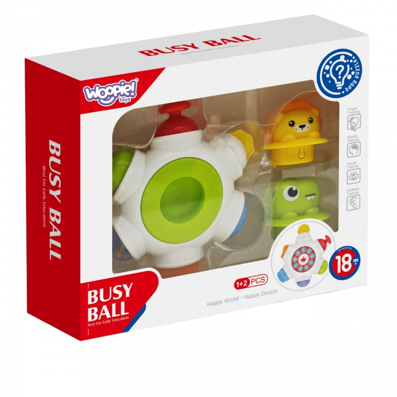 WOOPIE BABY Space Activity Rocket - Edukacinis sensorinis kubas 18m+