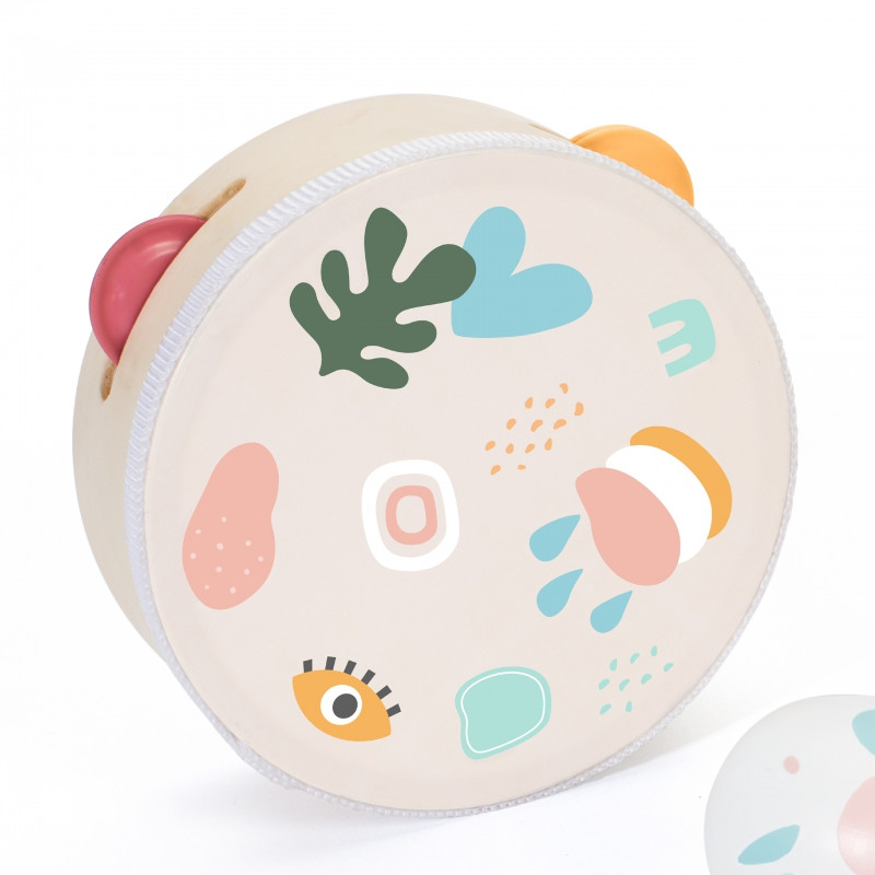 CLASSIC WORLD Set of musical instruments for children cymbals drum rattle 5 pcs.