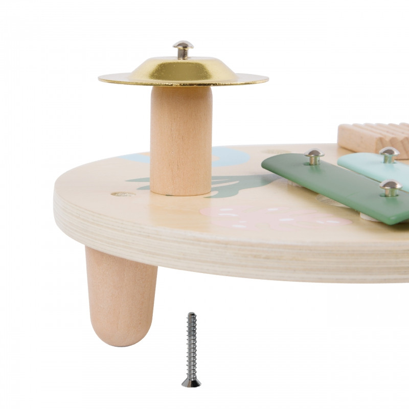 CLASSIC WORLD Muzikos instrumentų rinkinys vaikams Cimbolai Drum Rattle 5 vnt.