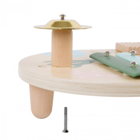 CLASSIC WORLD Set of musical instruments for children cymbals drum rattle 5 pcs.