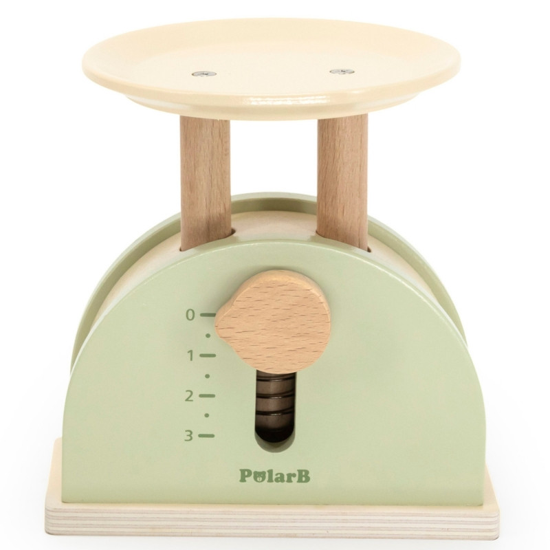 PolarB Wooden Kitchen Scale