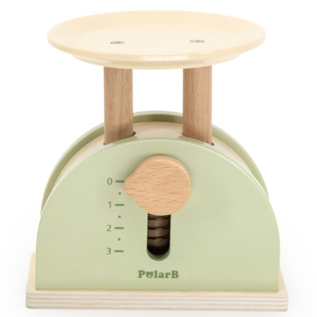 PolarB Wooden Kitchen Scale