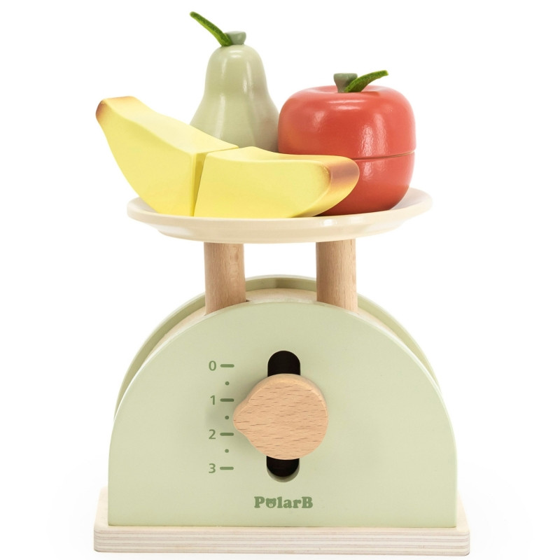 PolarB Wooden Kitchen Scale