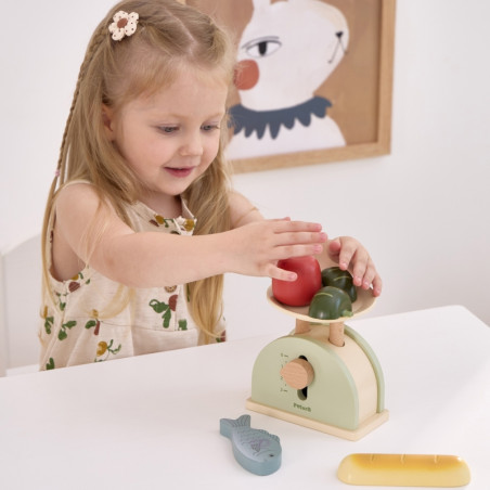 Деревянные кухонные весы PolarB