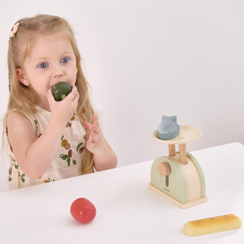 Деревянные кухонные весы PolarB