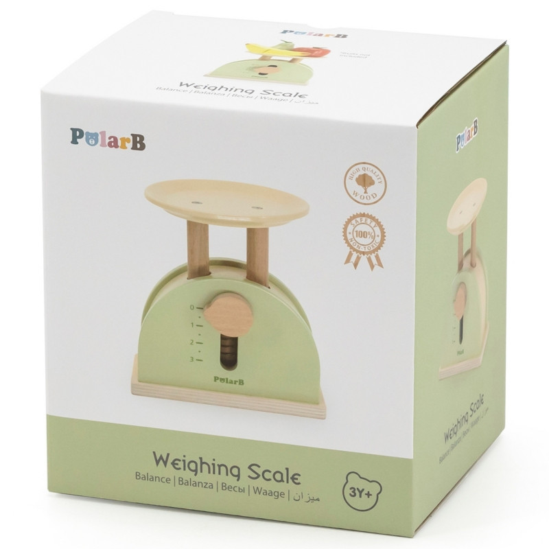 PolarB Wooden Kitchen Scale