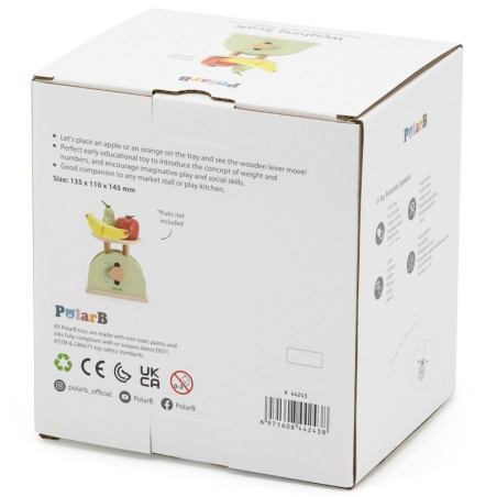 Деревянные кухонные весы PolarB