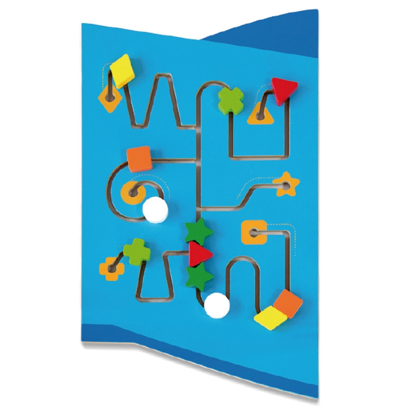 VIGA Wooden Manipulative Sensory Board Airplane FSC Montessori Certificate