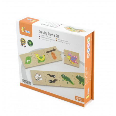 VIGA medinė dėlionė auginantiems gyvūnams ir augalams