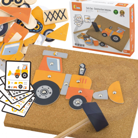 VIGA medinės vinių statybinės transporto priemonės 45 vnt. Montessori