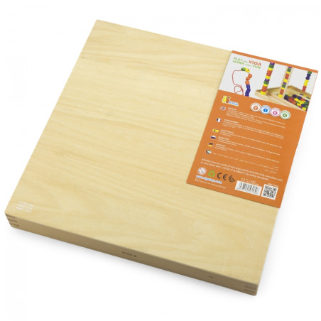 VIGA medinis edukacinis žaidimas Logikos karoliukai 104 Montessori elementai