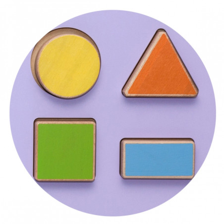 Сенсорная манипуляционная доска VIGA «Гиппопотам» с сертификатом FSC Монтессори