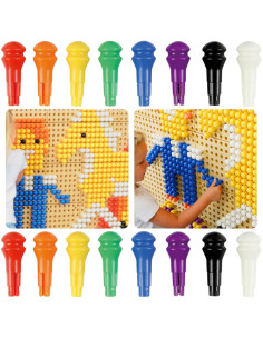 MASTERKIDZ spalvingi mokslinės lentos kaiščiai 512 vnt 8 spalvos