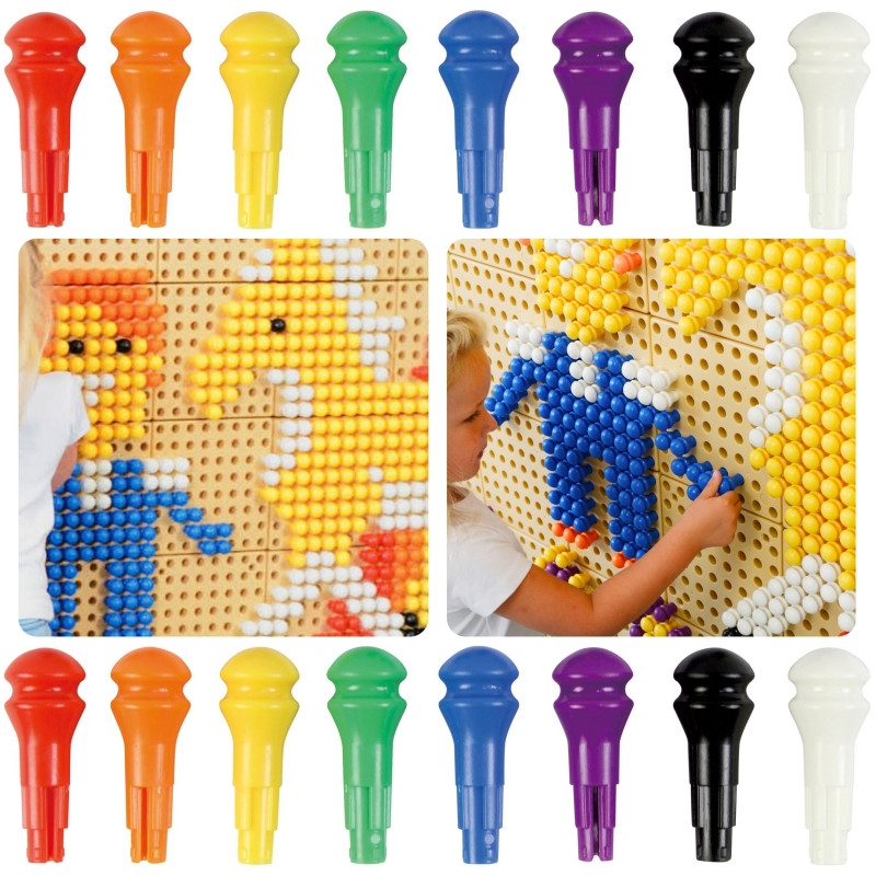 MASTERKIDZ spalvingi mokslinės lentos kaiščiai 512 vnt 8 spalvos