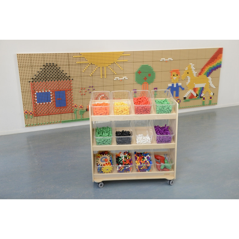 MASTERKIDZ spalvingi mokslinės lentos kaiščiai 512 vnt 8 spalvos