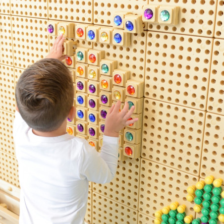 MASTERKIDZ akriliniai spalvoti deimantai STEM mokslinei lentai 72 vnt