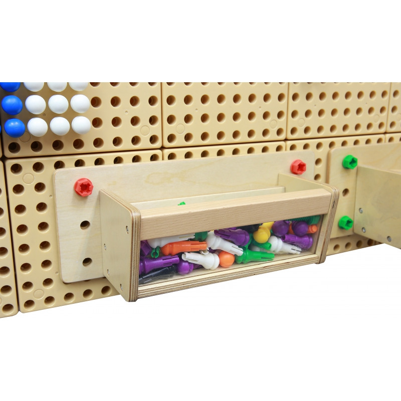 MASTERKIDZ Konteineris aksesuarams skaidri sienelė - STEM mokslo ir edukacijos lenta