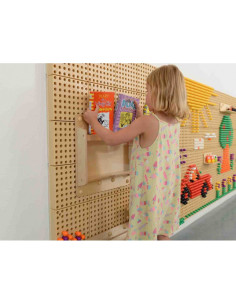 MASTERKIDZ medinė dėžutė daiktams 40 cm - STEM mokslo ir kūrybos lenta 2