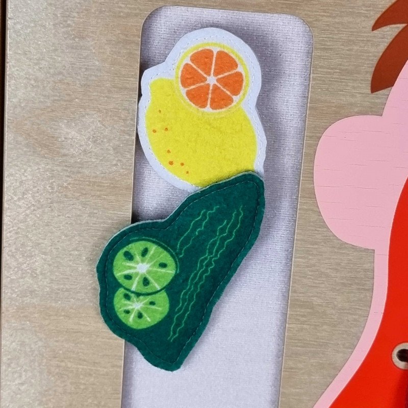 MASTERKIDZ Burnos higienos sieninė sensorinė lenta Flex Montessori