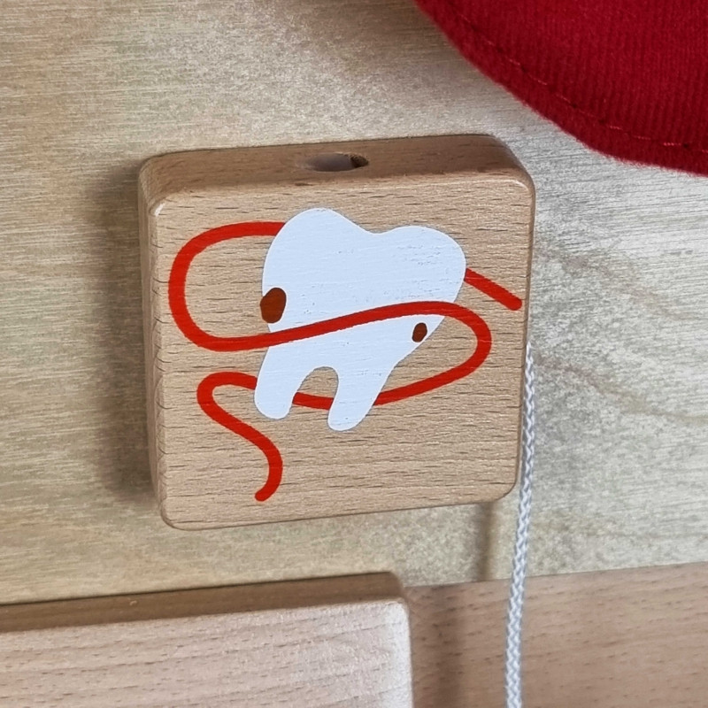 MASTERKIDZ Burnos higienos sieninė sensorinė lenta Flex Montessori