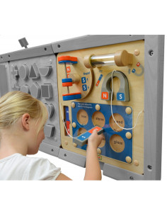 MASTERKIDZ Magnetinės traukos mokslas - Montessori Flex edukacinė sieninė lenta 2