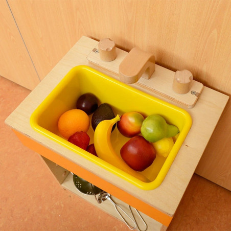 MASTERKIDZ tikroviškas vaisių virtuvės rinkinys 10 dalių MASTERKIDZ tikroviškas vaisių virtuvės rinkinys 10 dalių