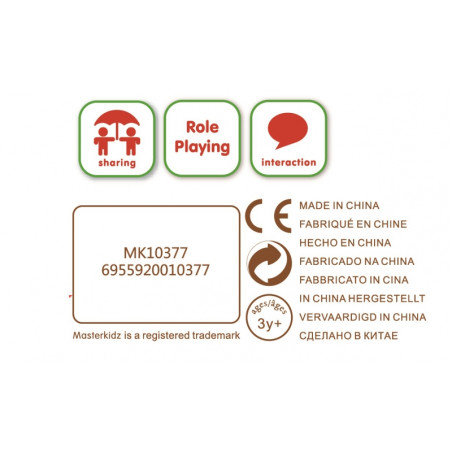 MASTERKIDZ Realistyczne Owoce Zestaw Do Kuchni 10 Elementów MASTERKIDZ Realistyczne Owoce Zestaw Do Kuchni 10 Elementów