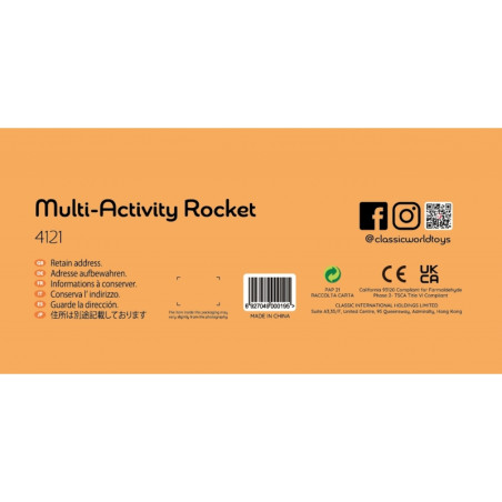 CLASSIC WORLD Wielozadaniowa Edukacyjna Rakieta