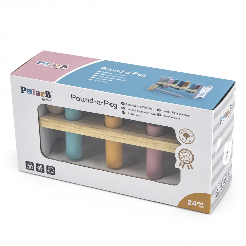 VIGA PolarB medinis suoliukas - Montessori