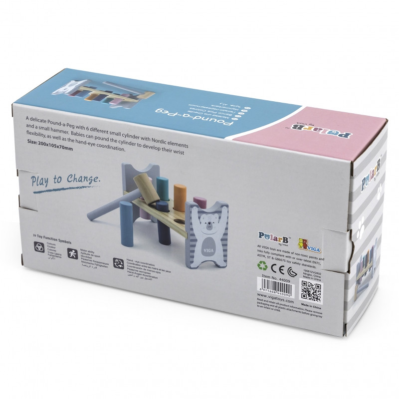 VIGA PolarB medinis suoliukas - Montessori