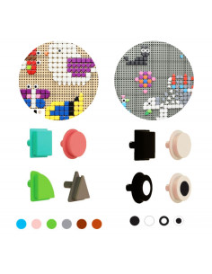 MASTERKIDZ geometriniai lentos elementai 256 vnt.