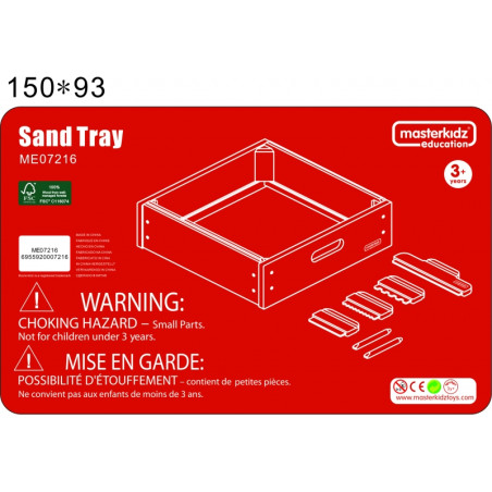 MASTERKIDZ smėlio rėmas + priedai