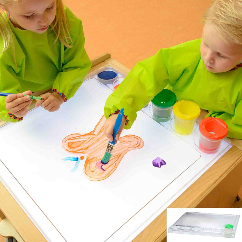 MASTERKIDZ Square Montessori tapybos padėklas