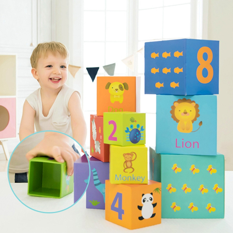 CLASSIC WORLD Magic Box Blocks Puzzle Tower Box Edukacinis žaislas