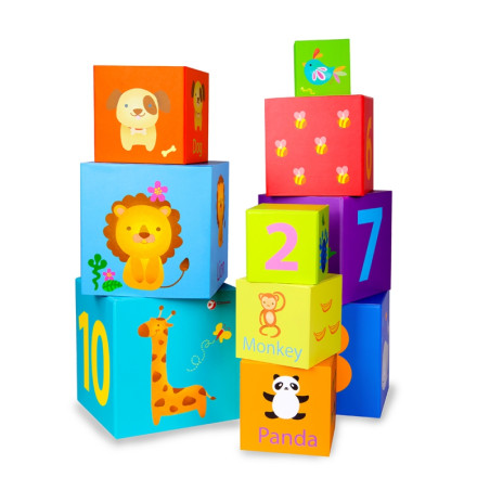 CLASSIC WORLD Magic Box Blocks Puzzle Tower Box Edukacinis žaislas