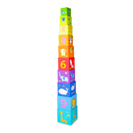 CLASSIC WORLD Magic Box Blocks Puzzle Tower Box Edukacinis žaislas