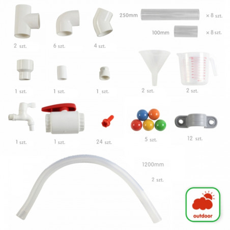 Система труб MASTERKIDZ STEM Board 80 предметов