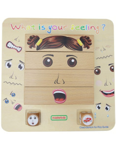 MASTERKIDZ Learning Emotions деревянная игра Монтессори